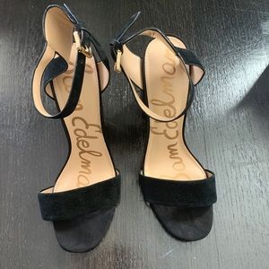 Sam Edelman block heels size 9.5, 3.75 in heel